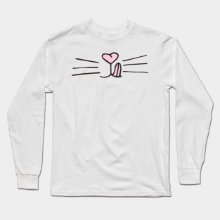 Cat Face 2 Long Sleeve T-Shirt